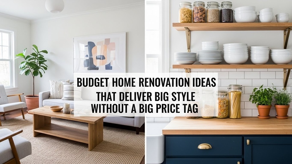 Budget-Friendly Home Renovation Ideas That Add Real Value